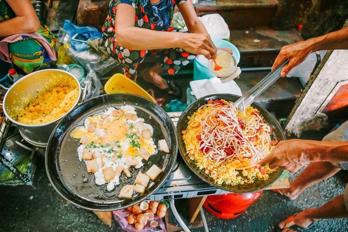 khu ẩm thực ở Sài Gòn - phố ăn vặt An Dương Vương