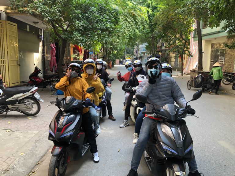 Xe ga Air Blade tại GTOP - Cho thuê xe máy tự lái Hà Nội