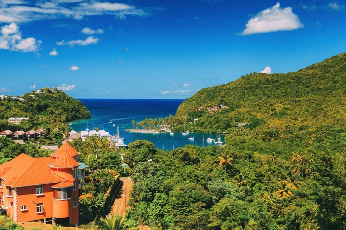 Vịnh Marigot - Du lịch St. Lucia