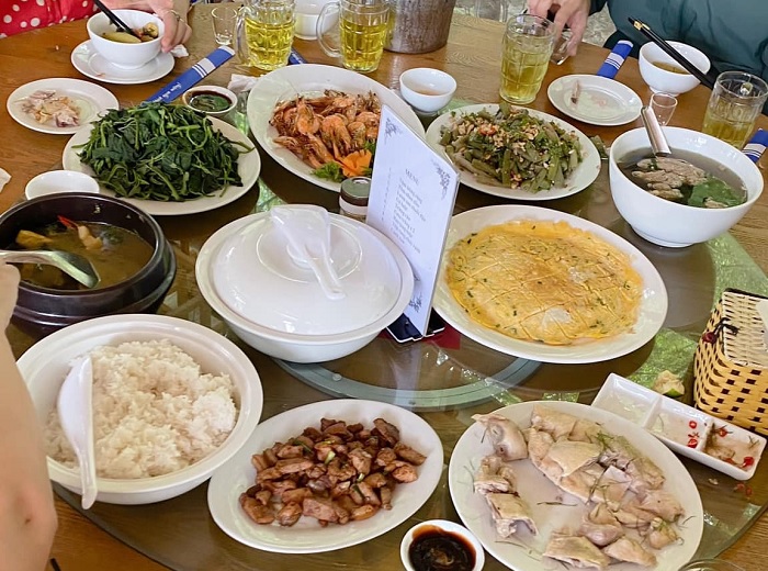ẩm thực - sức hút tại Khu danh thắng Kim Sơn 