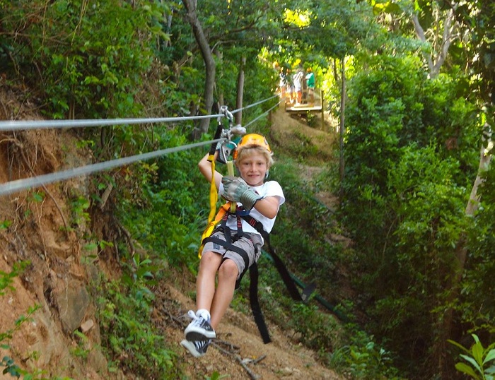 trượt zipline Kong Forest Nha Trang