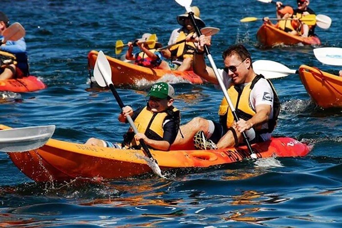 Khu du lịch Cửa Biển Quy Nhơn - chèo thuyền Kayak
