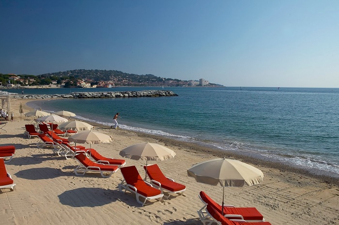 Bãi biển ở Sainte-Maxime những bãi biển xanh nhất ở Châu Âu