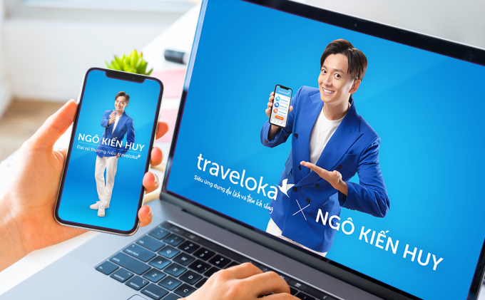 Ngô Kiến Huy là đại sứ thương hiệu Traveloka tại Việt Nam.