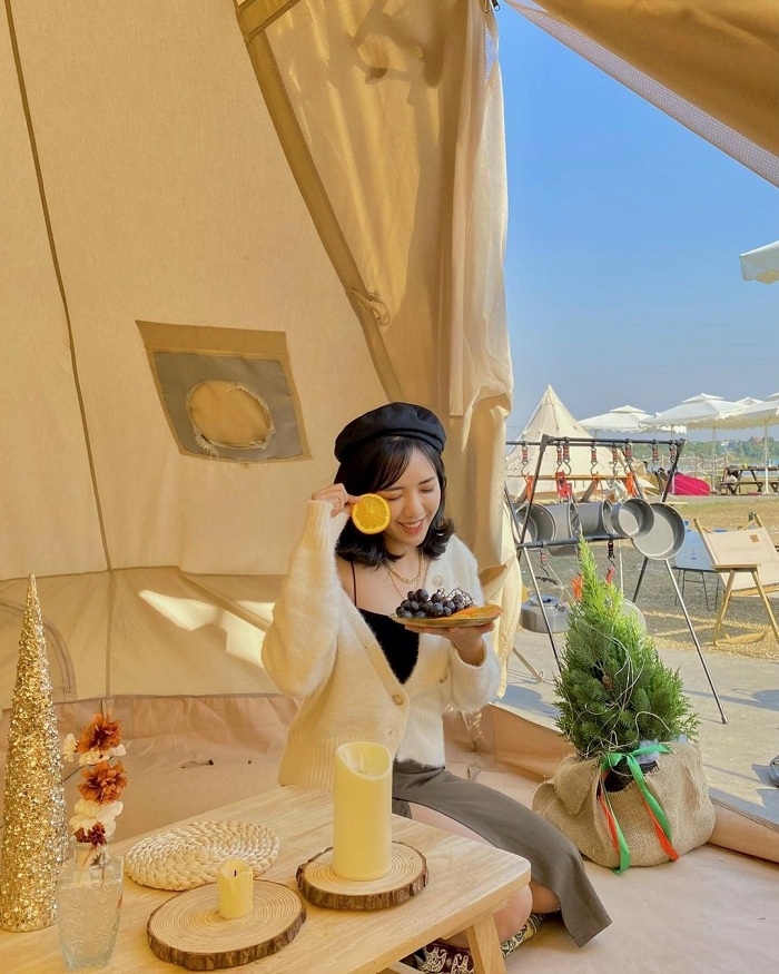 Sixdoong Cafe & Camping  là quán cà phê cắm trại đẹp ở Hà Nội