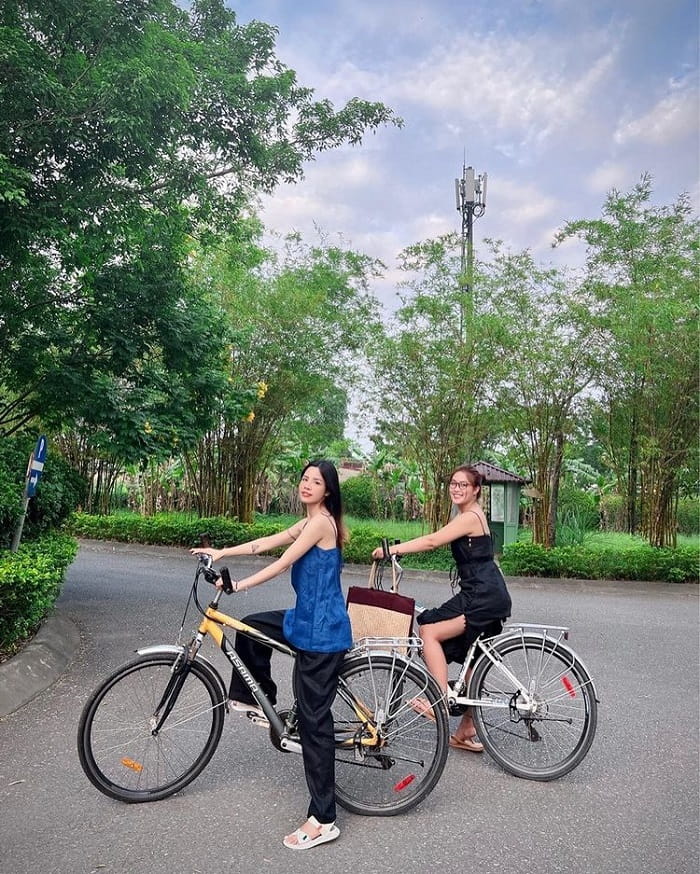 Emeralda Ninh Bình - thuê xe đạp
