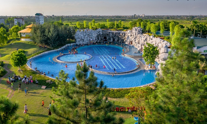 bể bơi khu du lịch sinh thái Đan Phượng Hà Nội