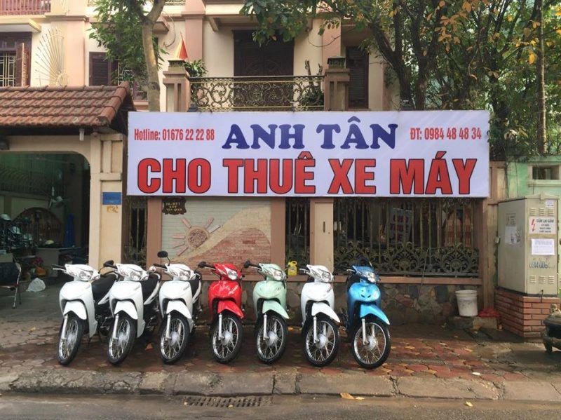 Thuê xe máy Anh Tân