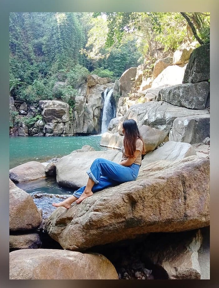 nước xanh - điểm thu hút của tên thác Lũng Ồ